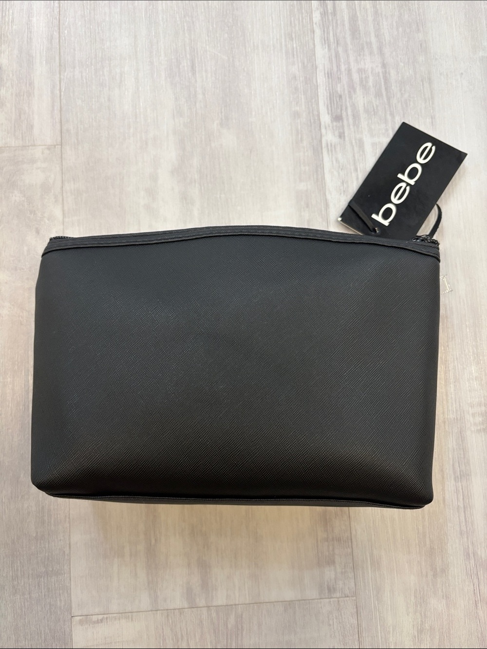 bebe Black Logo Makeup Pouch - Picture 3 of 7